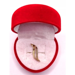 Złota zawieszka z Cyrkoniami PR.333 W:0,79gr InterSKLEP