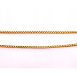 Złoty łańcuszek z Krzyżem PR.750 W:12,70gr Dł.54cm InterSKLEP