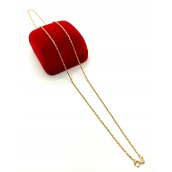 Złoty łańcuszek Kordel długi Pr.750 W:1,43gr Dł:58cm