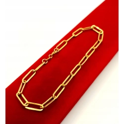 Złota bransoletka Ankier szer.5mm Pr.750 W:1,95gr Dł:19,5cm