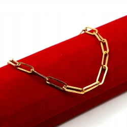 Złota bransoletka Ankier szer.5mm Pr.750 W:1,95gr Dł:19,5cm