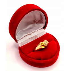 Złoty pierścionek z Cyrkoniami PR.583 W:2,83gr R.12 InterSKLEP