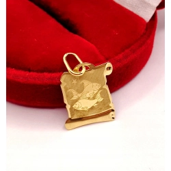 Złota zawieszka znak zodiaku Ryby PR.585 W:0,49gr InterSKLEP
