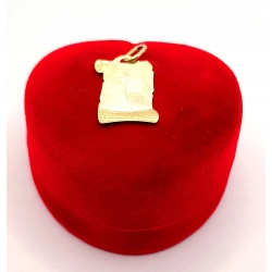 Złota zawieszka znak zodiaku Ryby PR.585 W:0,49gr InterSKLEP