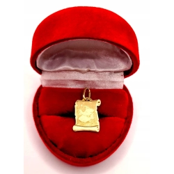 Złota zawieszka znak zodiaku Ryby PR.585 W:0,49gr InterSKLEP