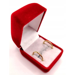 Złote kolczyki Kółka małe PR.585 W:0,49gr InterSKLEP