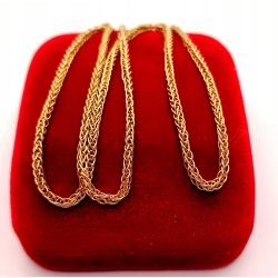 Złoty łańcuszek Lisi ogon PR.583 W:4,88gr Dł.42cm InterSKLEP