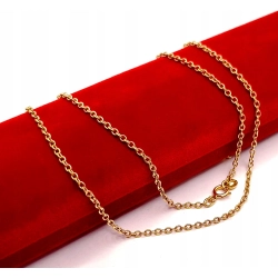 Złoty łańcuszek Rolo WARMET PR.585 W:5,71gr Dł.65cm InterSKLEP