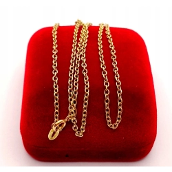 Złoty łańcuszek Rolo WARMET PR.585 W:5,71gr Dł.65cm InterSKLEP