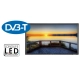 TELEWIZOR 19 CALI TV DVBT LED HD ZASILANIE 12V USB HDMI ARESZT KAMPER NOWY
