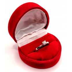 Złoty pierścionek z Diamentem 0,23ct PR.750 W:2,63gr R.12 InterSKLEP