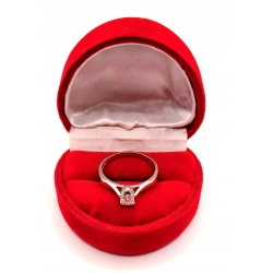 Złoty pierścionek z Diamentem 0,23ct PR.750 W:2,63gr R.12 InterSKLEP