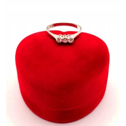 Złoty pierścionek z DIAMENTAMI 0,16ct PR.750 W:1,89gr R.12 InterSKLEP