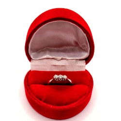 Złoty pierścionek z DIAMENTAMI 0,16ct PR.750 W:1,89gr R.12 InterSKLEP