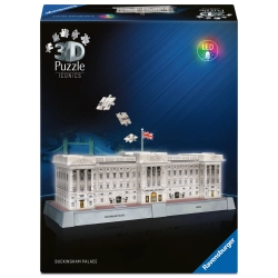 Ravensburger Puzzle Iconics: Pałac Buckingham (Edycja nocna)