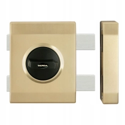 Zamek nawierzchniowy ZX-PLUS ZŁOTY/MAT TYTAN-GERDA