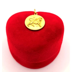 Złota zawieszka znak zodiaku Byk PR.750 W:1,82gr InterSKLEP