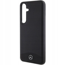 Plecki Mercedes do Samsung Galaxy S24 Leather Textured & Plain czarny