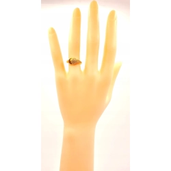 Złoty pierścionek z Cyrkoniami PR.583 W:2,83gr R.12 InterSKLEP