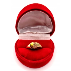 Złoty pierścionek z Cyrkoniami PR.583 W:2,83gr R.12 InterSKLEP