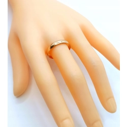 złota obrączka 3,5mm Pr.585 W:2,31gr Roz.23
