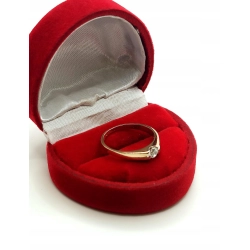 Złoty pierścionek z Cyrkonią PR.585 W:1,83gr R.11 InterSKLEP