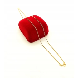 Złoty łańcuszek gęsta pancerka Pr.750 W:3,73gr Dł:48cm InterSKLEP