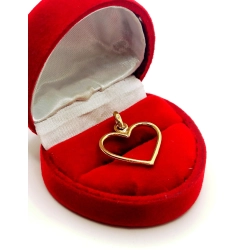 Złota zawieszka Serce Pr.750 W:1,62gr InterSKLEP