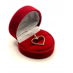 Złota zawieszka Serce Pr.750 W:1,62gr InterSKLEP