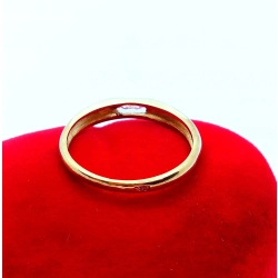 Złoty pierścionek z Cyrkonią Pr.583 W:1,76gr Roz.13