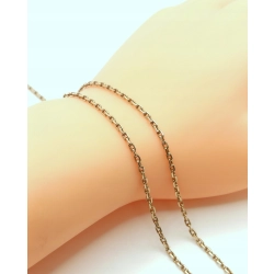 Złoty łańcuszek ankier Pr.585 W:6,34gr Dł:47cm InterSKLEP