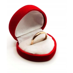 Złota obrączka szer.3mm Pr.585 W:3,95gr Roz.25