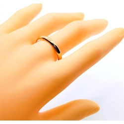 Złota obrączka szer.3mm Pr.585 W:3,95gr Roz.25