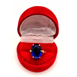 Złoty pierścionek z Szafirem PR.583 W:5,10gr R.22 InterSKLEP