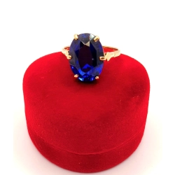 Złoty pierścionek z Szafirem PR.583 W:5,10gr R.22 InterSKLEP