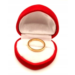 Złota obrączka zdobiona PR.585 W:2,29gr R.14 InterSKLEP