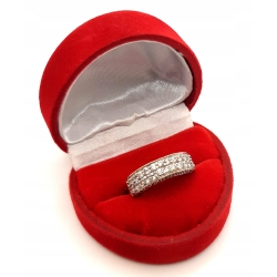 Złoty pierścionek z Cyrkoniami PR.585 W:4,41gr R.14 InterSKLEP