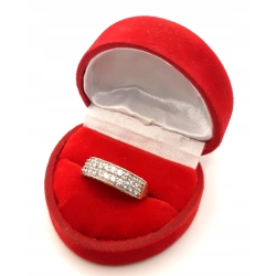 Złoty pierścionek z Cyrkoniami PR.585 W:4,41gr R.14 InterSKLEP