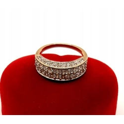 Złoty pierścionek z Cyrkoniami PR.585 W:4,41gr R.14 InterSKLEP