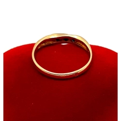 Złoty pierścionek z Cyrkoniami PR.583 W:2,03gr R.15 InterSKLEP