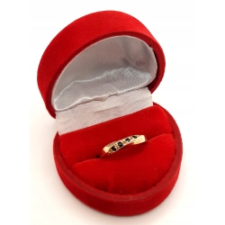 Złoty pierścionek z Cyrkoniami PR.583 W:2,03gr R.15 InterSKLEP