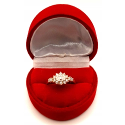 Złoty pierścionek z Cyrkoniami PR.583 W:3,07gr R.15 InterSKLEP