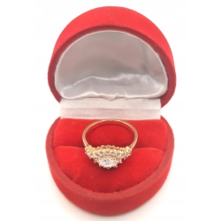 Złoty pierścionek z Cyrkoniami PR.583 W:3,07gr R.15 InterSKLEP