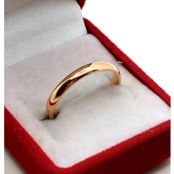 Złota obrączka Szer.2,5mm Pr.583 W:1,91gr Roz.15