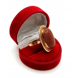 Złoty pierścionek Piasek Pustyni Pr.585 W:10,41gr Roz.22 InterSKLEP