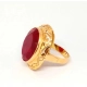 Złoty pierścionek z rubinem Pr.585 W:12,57gr R.17 InterSKLEP