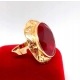 Złoty pierścionek z rubinem Pr.585 W:12,57gr R.17 InterSKLEP