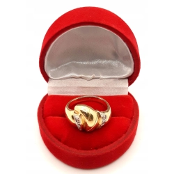 Złoty pierścionek z Cyrkoniami PR.585 W:6,58gr R.15 InterSKLEP