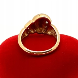 Złoty pierścionek z Cyrkoniami PR.585 W:6,58gr R.15 InterSKLEP