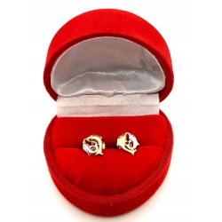 Złote kolczyki Delfiny PR.585 W;1,27gr InterSKLEP